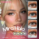Mira Halo Series Yearly Natural Colored Contact Lenses
