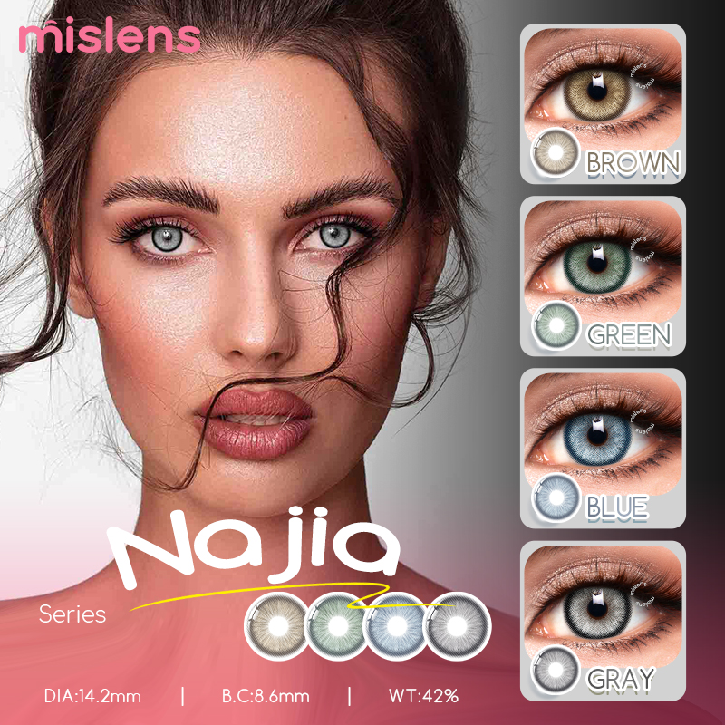 Najia Series Yearly Colored Contact Lenses Wholesale